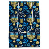 Happy Hanukkah Gift Bag Medium Cadeauzakje (Achterkant)