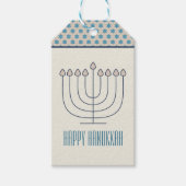 Happy Hanukkah Gift Label Cadeaulabel (Voorkant)