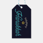 Happy Hanukkah Gift Labels Cadeaulabel (Voorkant)