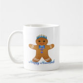 Happy Hanukkah GingerbrooMan Menorah Koffiemok (Links)