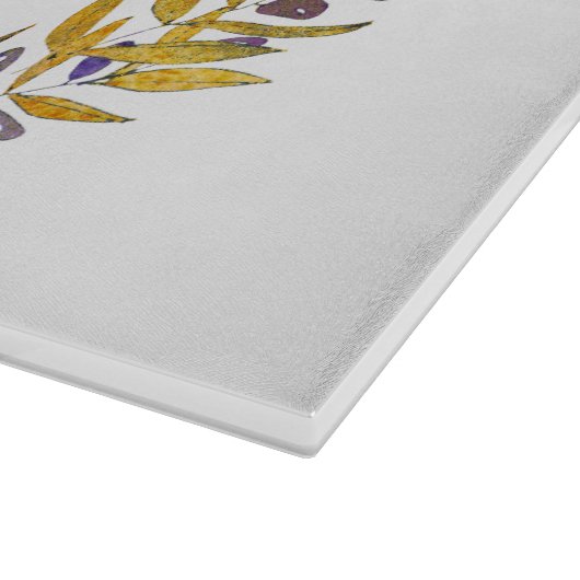 Happy Hanukkah Glass Cutting Board Snijplank (Hoek)