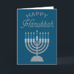 Happy Hanukkah Glitter Wenskaart Bedankkaart<br><div class="desc">Hanukkah 2022 begint in de avond van zondag 18 december en eindigt in de avond van maandag 26 december</div>