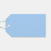 "Happy Hanukkah" Gold Menorah Cadeaulabel (Achterkant Horizontaal)