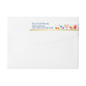 Happy Hanukkah Gold Traditional Menorah Symbols (Achterkant)