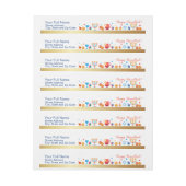 Happy Hanukkah Gold Traditional Menorah Symbols (Vel)