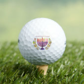 Happy Hanukkah Golf Balls Golfballen (Insitu Shirt)