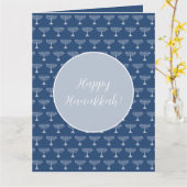 Happy Hanukkah-groetings Kaart (Gele Bloem)