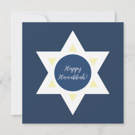 Happy Hanukkah-groetings Kaart
