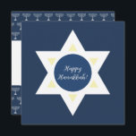 Happy Hanukkah-groetings Kaart<br><div class="desc">Digitale kunst</div>