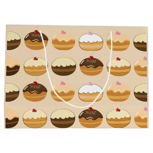 Happy Hanukkah Groot Cadeauzakje (Achterkant)