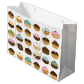 Happy Hanukkah Groot Cadeauzakje (Voorkant Gekanteld)