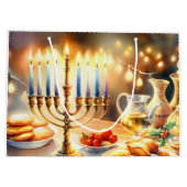 Happy Hanukkah Groot Cadeauzakje (Achterkant)
