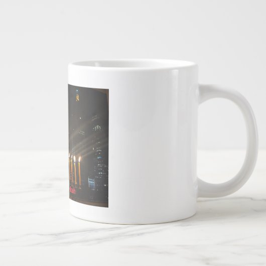 Happy Hanukkah Grote Koffiekop (Rechts)