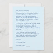 HAPPY HANUKKAH Hand-getrokken CUSTOM 6 FOTO Feestdagenkaart (Achterkant)