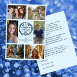 HAPPY HANUKKAH Hand-getrokken CUSTOM 6 FOTO Feestdagenkaart<br><div class="desc">Ik hoop dat je dit vakantieontwerp leuk vindt. Klik op "personaliseren" om uw eigen foto's en tekst aan de voor- en achterkant te bewerken en toe te voegen. Ook beschikbaar als digitale download om te verzenden via e-mail of sms en op te slaan op verzending. Bekijk mijn winkel voor meer...</div>