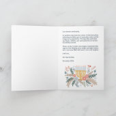 HAPPY HANUKKAH Hand-getrokken CUSTOM 6 FOTO Gevouw Feestdagen Kaart (Binnen)