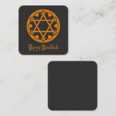 Happy Hanukkah | Hanukkah-festival Notitiekaartje (Voorkant / Achterkant)