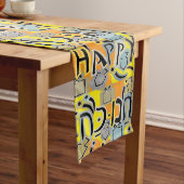 Happy Hanukkah Happy Lange Tafelloper (Voorbeeld)