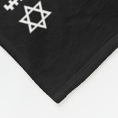 Happy Hanukkah hier net voor Latkes Hebreeuwse Fleece Deken (Hoek)