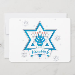 Happy Hanukkah Holiday Card Feestdagenkaart
