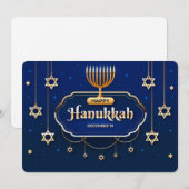 Happy Hanukkah Holiday Card Feestdagenkaart (Voorkant / Achterkant)