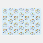Happy Hanukkah Holiday Festive Inpakpapier Vel (Voorkant 2)