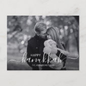 Happy Hanukkah Holiday Foto Briefkaart (Voorkant)