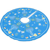 Happy Hanukkah Holiday Kerstboom Rok (Gekanteld)