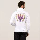 Happy Hanukkah Hoodie (Achterkant volledig)