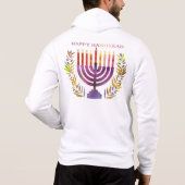 Happy Hanukkah Hoodie (Achterkant)