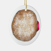 Happy Hanukkah Jelly Donut Doughnut Sufganiyah Keramisch Ornament (Rechts)