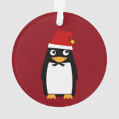 Happy Hanukkah Jewish Penguin Yarmulke Ornament (achterkant)