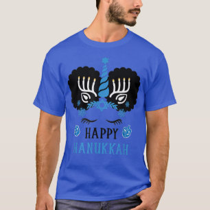 Happy Hanukkah Jewnicorn Merry Kerstmis Chanukah T-shirt