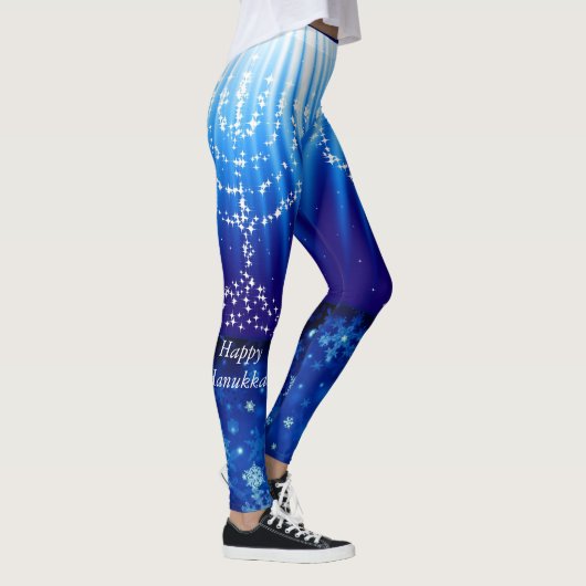 Happy Hanukkah Jogging Legging Yoga Pants (Rechts)