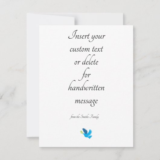 🕎 Happy Hanukkah, jongen, aanpasbare teksten Kaart (Achterkant)