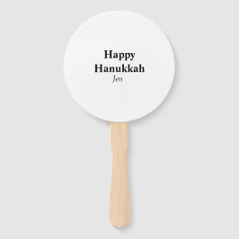 Happy Hanukkah jouw naam tekst afbeelding bewerkba Handwaaier