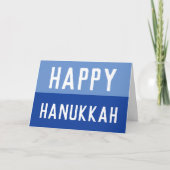 Happy Hanukkah Kaart (Voorkant)
