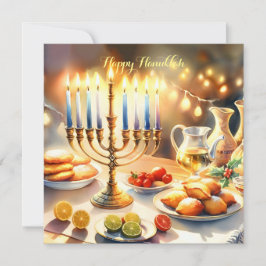 Happy Hanukkah Kaart