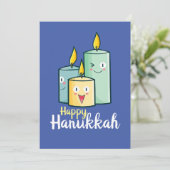  Happy Hanukkah Kaart (Staand voorkant)