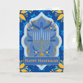 Happy Hanukkah Kaart (Voorkant)