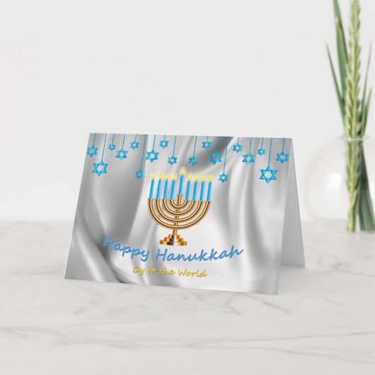 Happy Hanukkah Kaart (Voorkant)