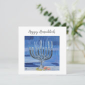 Happy Hanukkah Kaart (Staand voorkant)