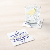 Happy Hanukkah Kartonnen Onderzetters (Insitu)