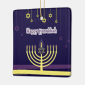 Happy Hanukkah Keramisch Ornament (Links)