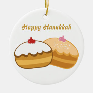 Happy Hanukkah Keramisch Ornament