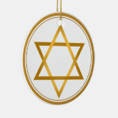 Happy Hanukkah Keramisch Ornament (Rechts)