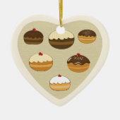 Happy Hanukkah Keramisch Ornament (Voorkant)