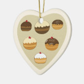 Happy Hanukkah Keramisch Ornament (Links)