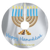 Happy Hanukkah Kerstboom Rok (Voorkant)