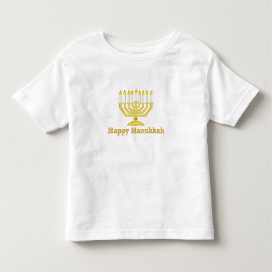 Happy Hanukkah Kinder Shirts (Voorkant)